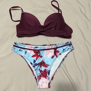Floral Swimsuit Medium Brand New